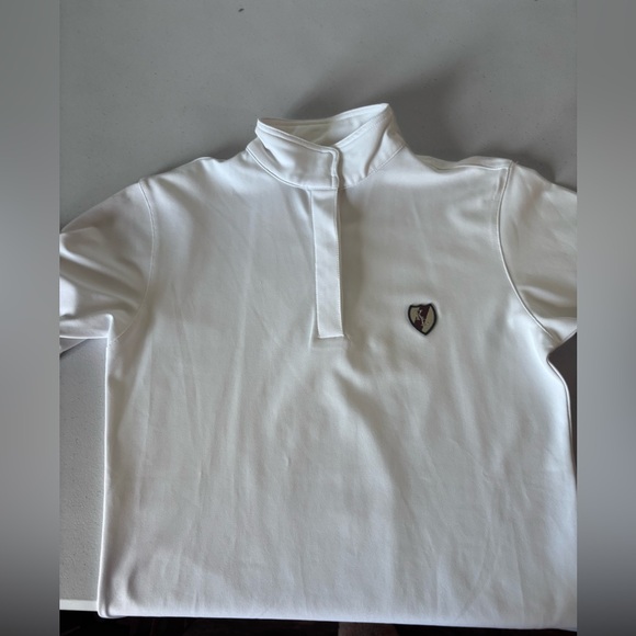 Kingsland Show Shirt Lovita SS Classic White Sz large -0445 - Picture 7 of 10